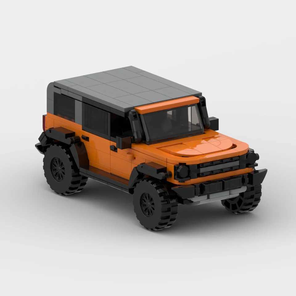 MOC Fordham bronco racing sports car Vehicle Racer Building Blocks Brick Creative Garage Toys for Boys Gifts J251022