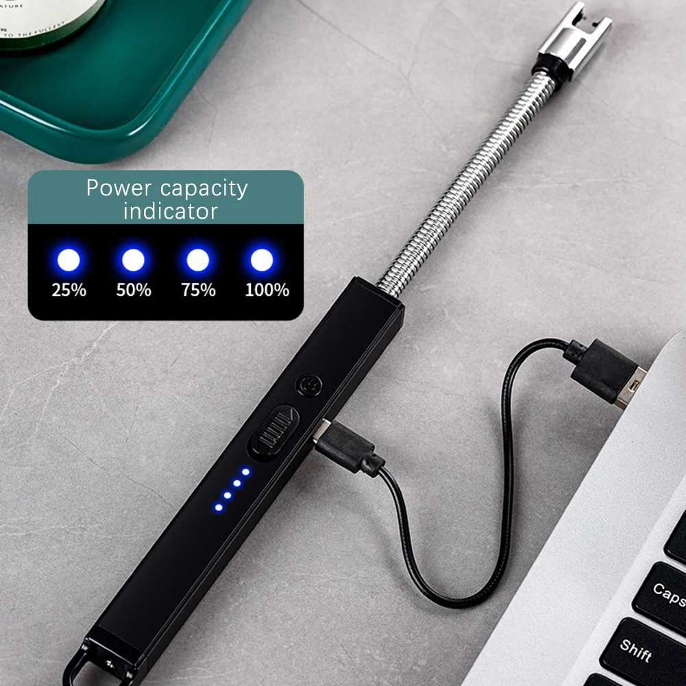 Electric Candle Lighter Stocking Stuffers for Adults Women Men Rechargeable Arc BBQ Lighter C251022