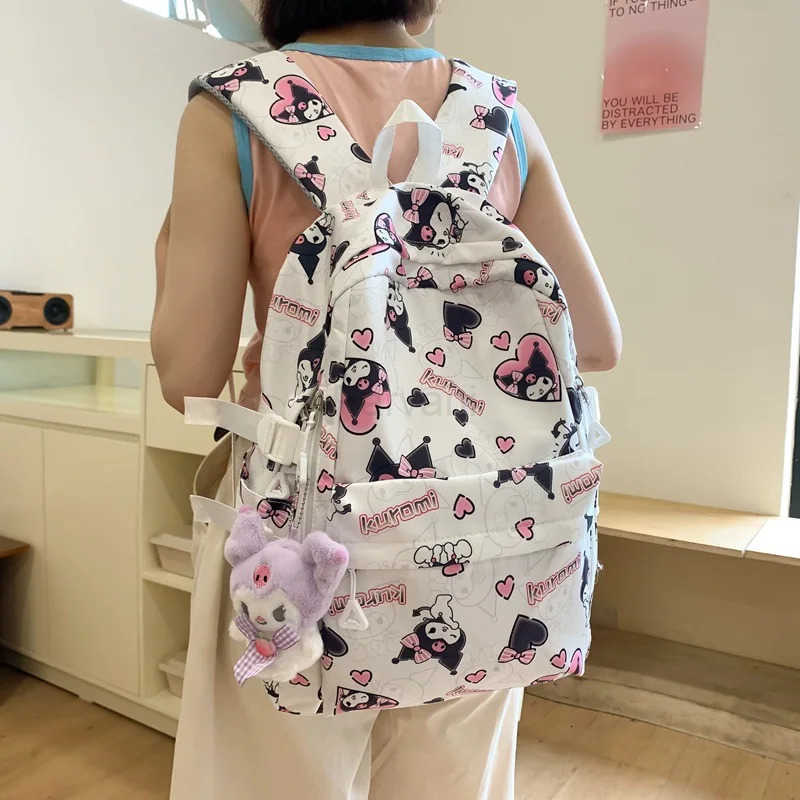 Sanrio Hellokitty Cartoon Backpack High Appearance Level Large Capacity Versatile And Casual Schoolbag For Commuting And Travel L251022