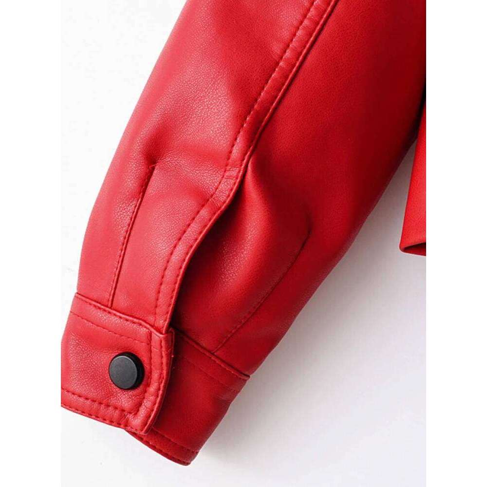Fitaylor Spring Autumn Women PU Jacket Casual Lady Windproof Motorcycle Leather Coat
