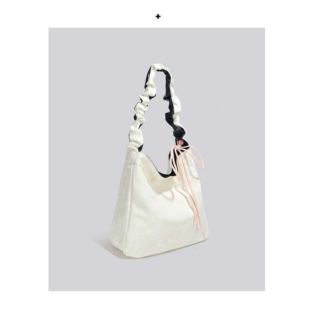 Niche Design Tote High-End Light Large For Women 2025 New Korean Version Simple Shoulder Crossbody Drawstring Bag