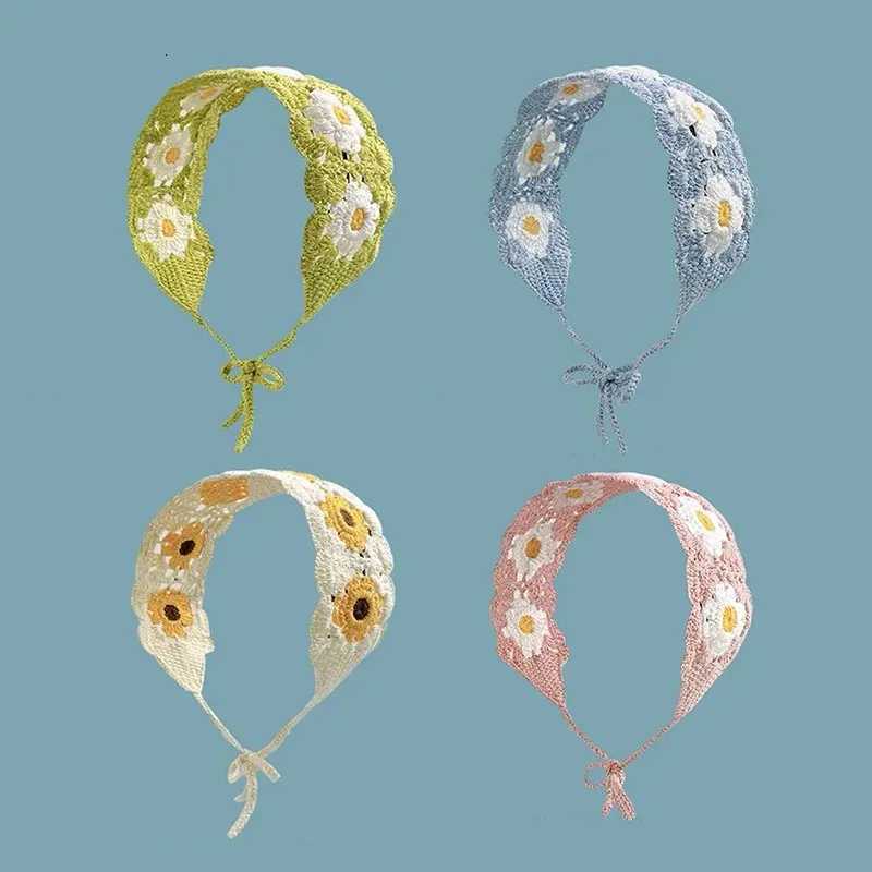 Small Strawberry Headband Crochet Sweet Cute Hair Band Women Scarf Headbands Bandanas Wide Elastic Hairbands Fashion Accessories V251022