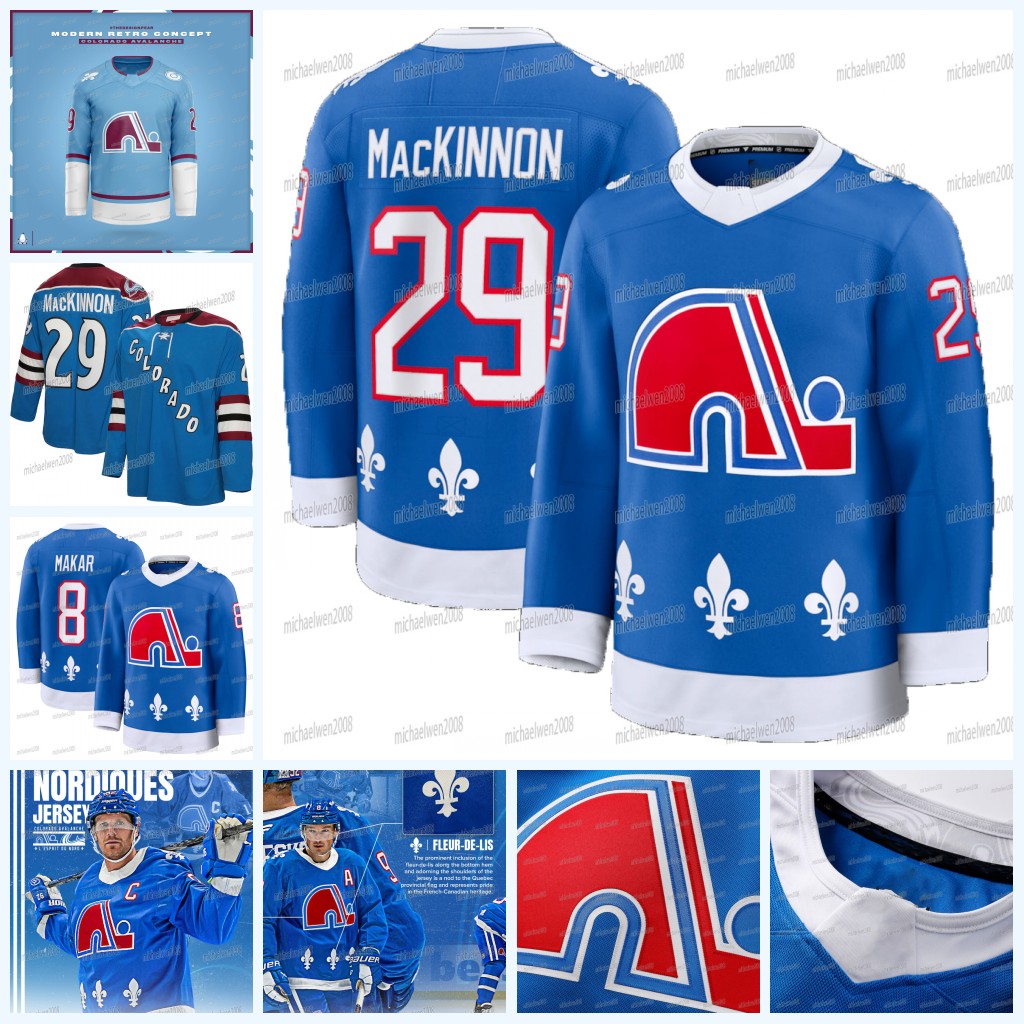 ColoradoAvalanche 2025-26 30th Anniversary Throwback Jersey Nathan MacKinnon Cale Makar Artturi Lehkonen Gabriel Landeskog Brent Burns Devon Toews Youth Women