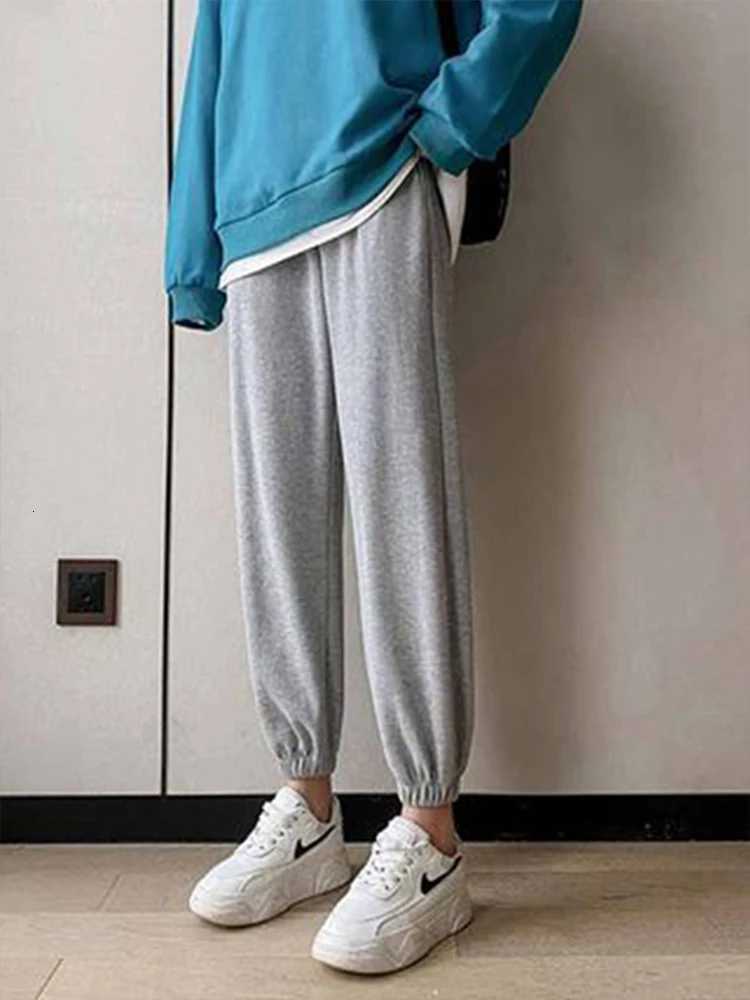 Winter Women Harem Pants Drawstring Fleece Long Thicken Y2K Sweatpants Joggers Trousers Sports Casual Soild Color Warm PantsT251022
