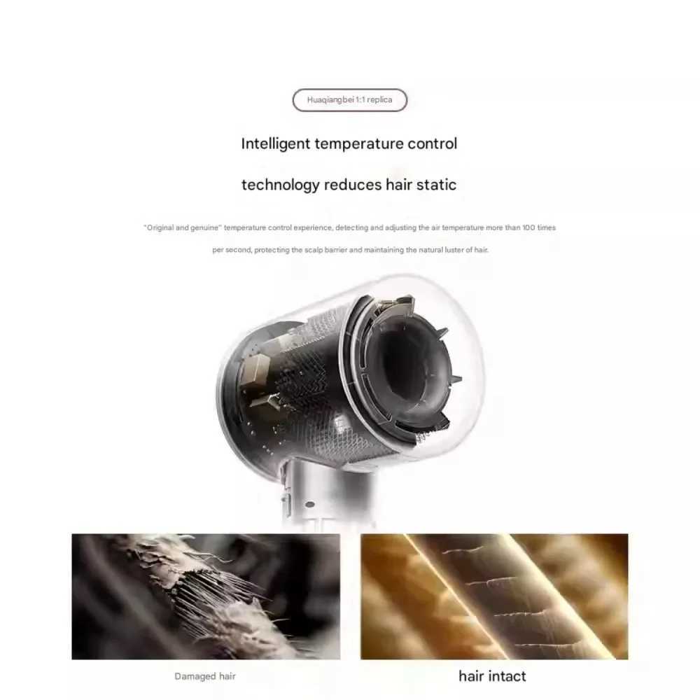 Professional Ionic Hair Dryer with Anion Technology HotCold Air Lightweight 5 in 1 Styling Tool for Easy BlowoutsXJ251022