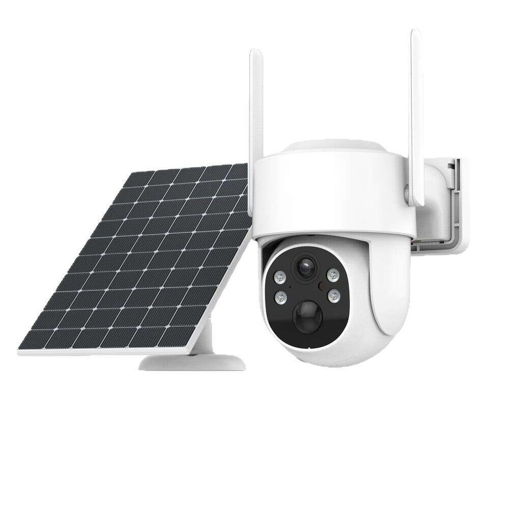 icsee Surveillance Solar Camera Outdoor Waterproof Home Wireless Network WiFi HD Smart Monitor