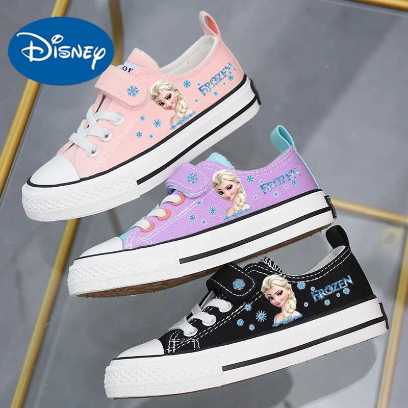 Disney kids frozen Minnie Mickey Mouse princess cute Casual shoes soft bottom sports shoes for girl gift H251022