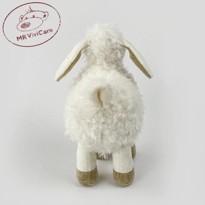 Children Soft White Sheep Plush Doll Baby Cute Animal Girls Stuffed Home Toys Sleeping Mate 251022 - view 4