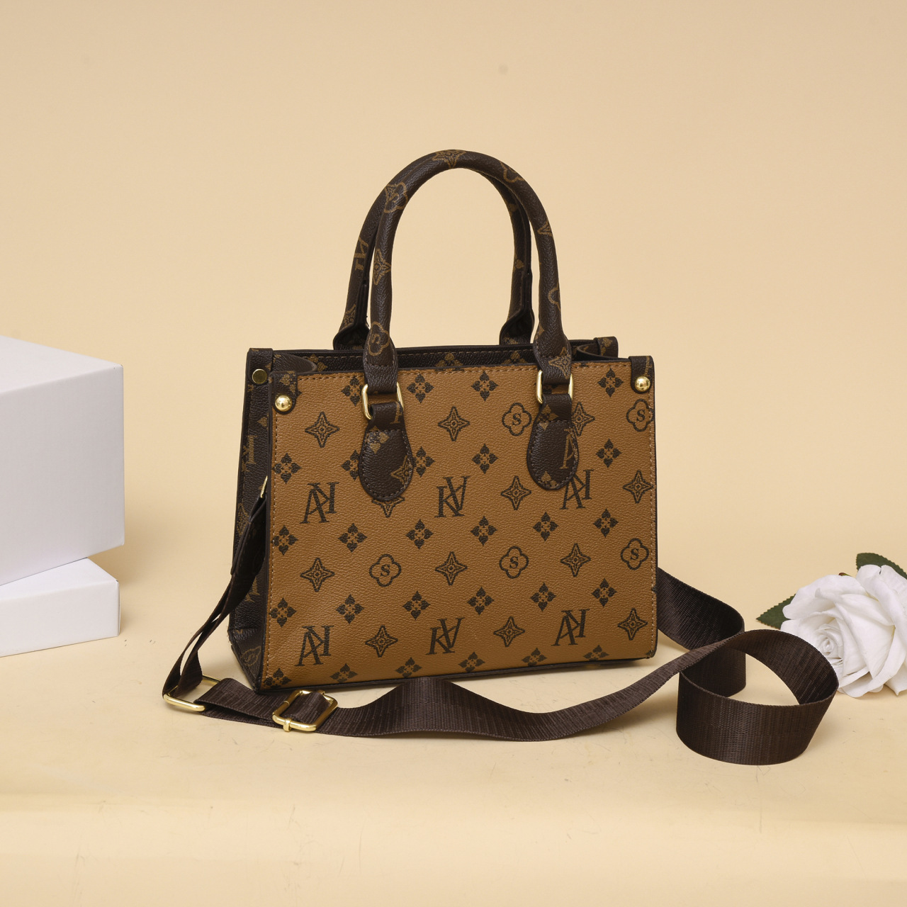 new Spring Bea Shopping Hobo with Inserted Buckle Large-capacity Mommy Tote Bag for Women bags