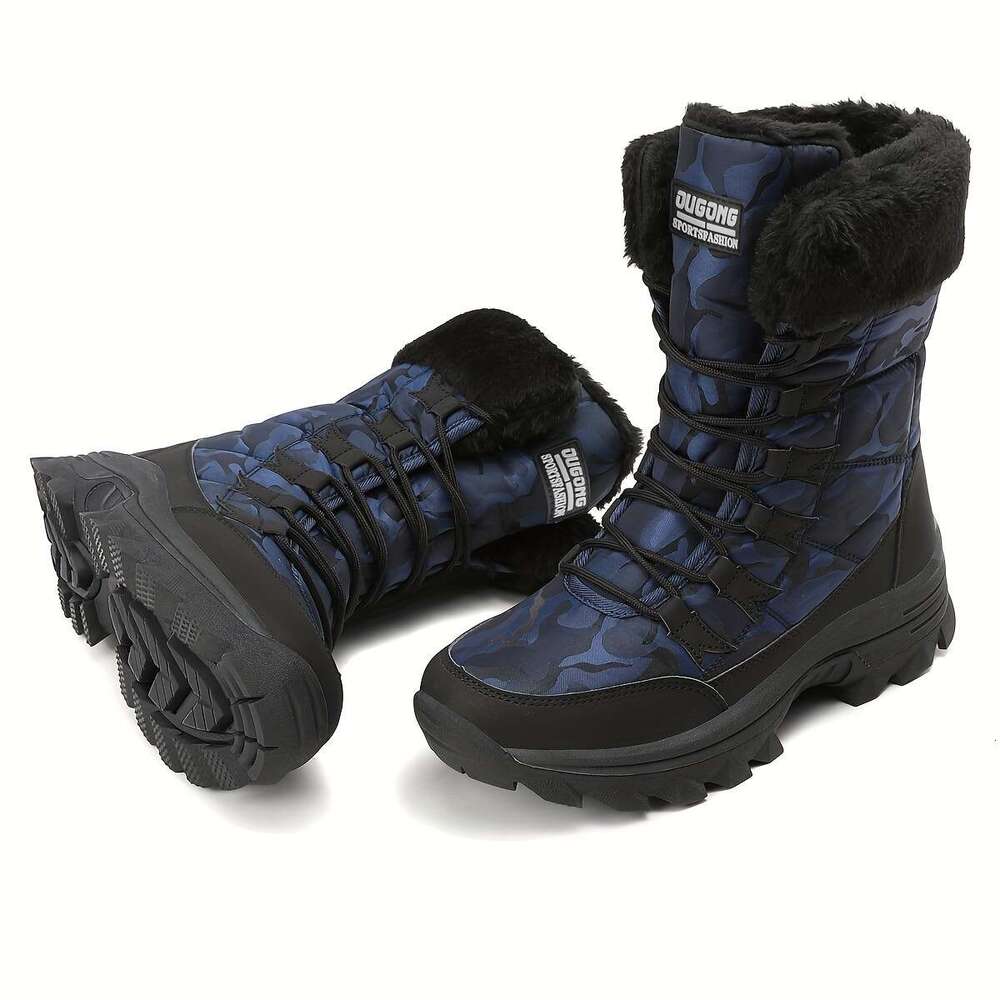 Northeast Thick Snow For Men With Veet Winter Shoes At Minus 40 Degrees Celsius, Warm, Quality, Anti Slip High Wall Long Boots