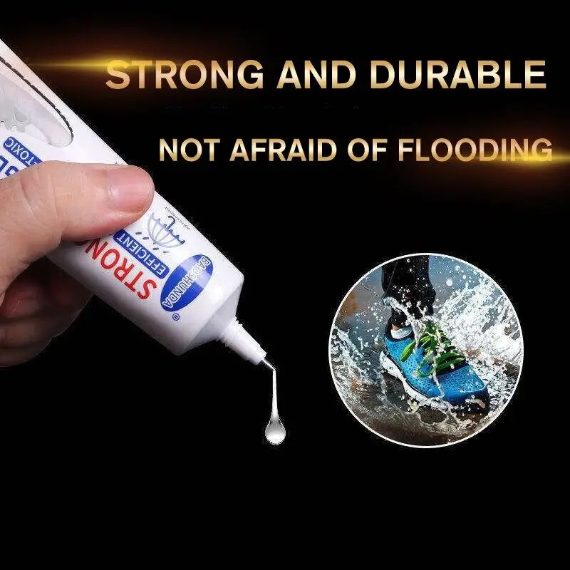 Baoshunda 60ml Strong Shoe Repair Glue, Instant-Dry Waterproof Fast Curing Adhesive for Sneakers Boots Heels Repair-bxj