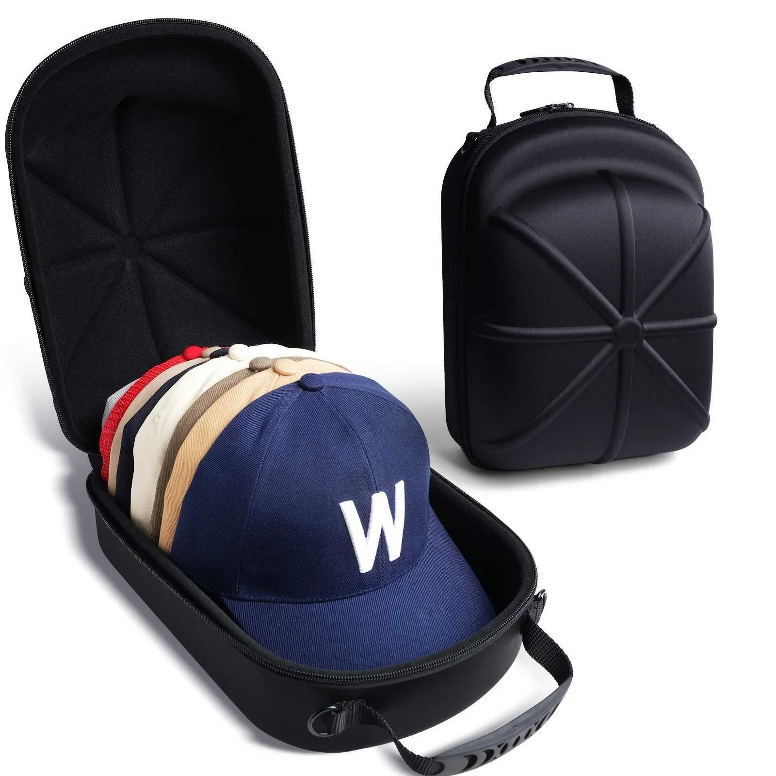 Portable Outdoor Travel Hat Carrier Case Caps Storage Hard Shell Hat Protective Box Hat Travel Case Baseball Cap Carrying Bag W251114