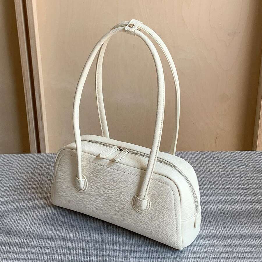 Frosted PU Leather Niche Style Underarm High-End Small Square Double Zipper Fashion New Single Shoulder Bag For Women B5