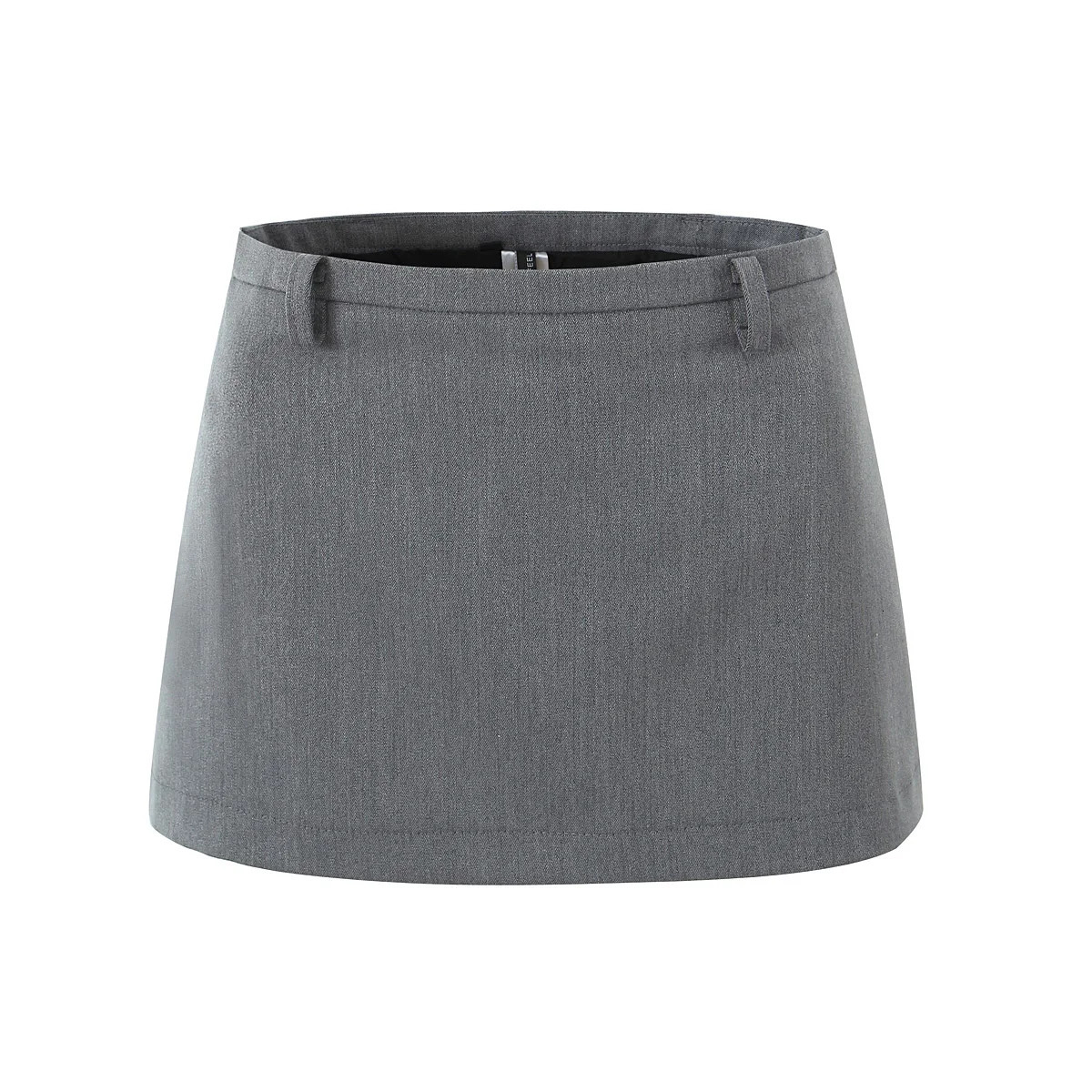 Y2K Low Waist Mini Skirt With short lining Sexy Aline Package Hips Mini Short Skater Party Femme Gray Black 251022