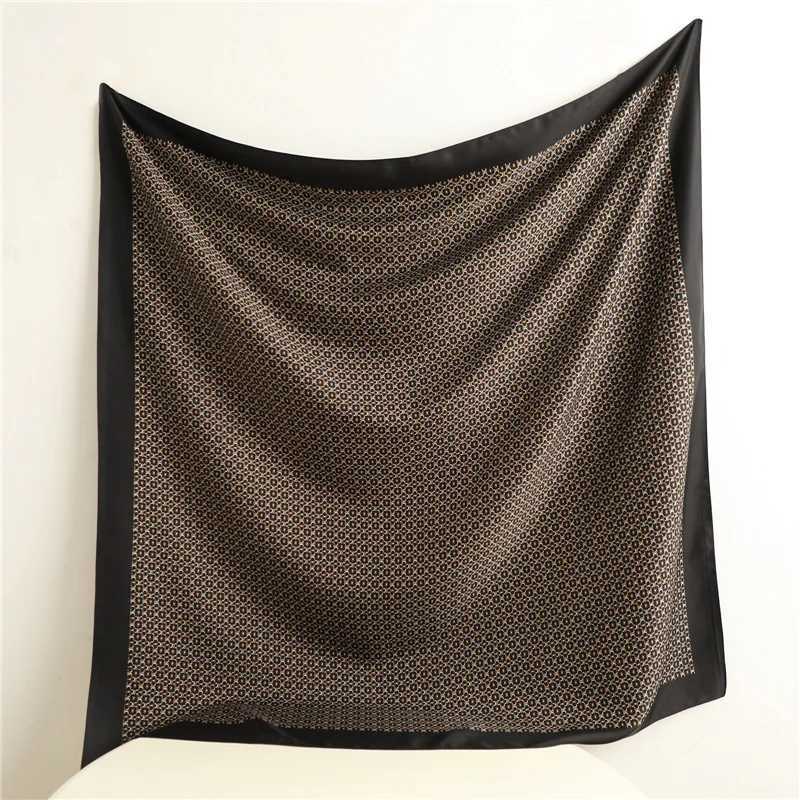 9090cm Satin Scarf Scarftop Headwraps For Woman Fashion Four Seasons Hair Accessories Hijab Foulard Bandana Shawl Headscarf J251118