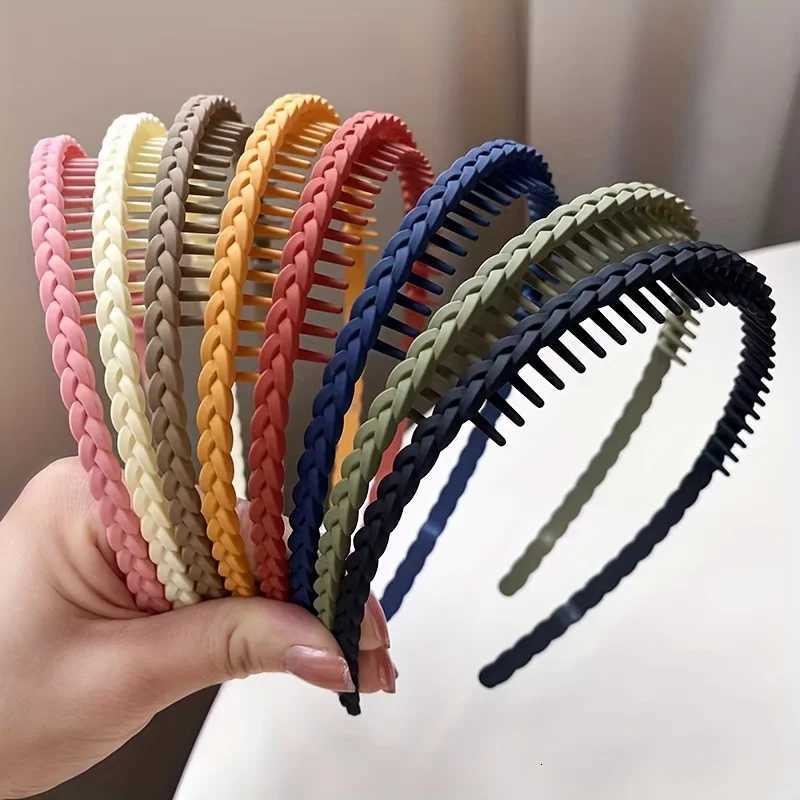 New Style Toothed Antislip Hair Band for Women Hair Pressing Card Hair Bundle Hair Braid Plastic Special for Washing Face V251022