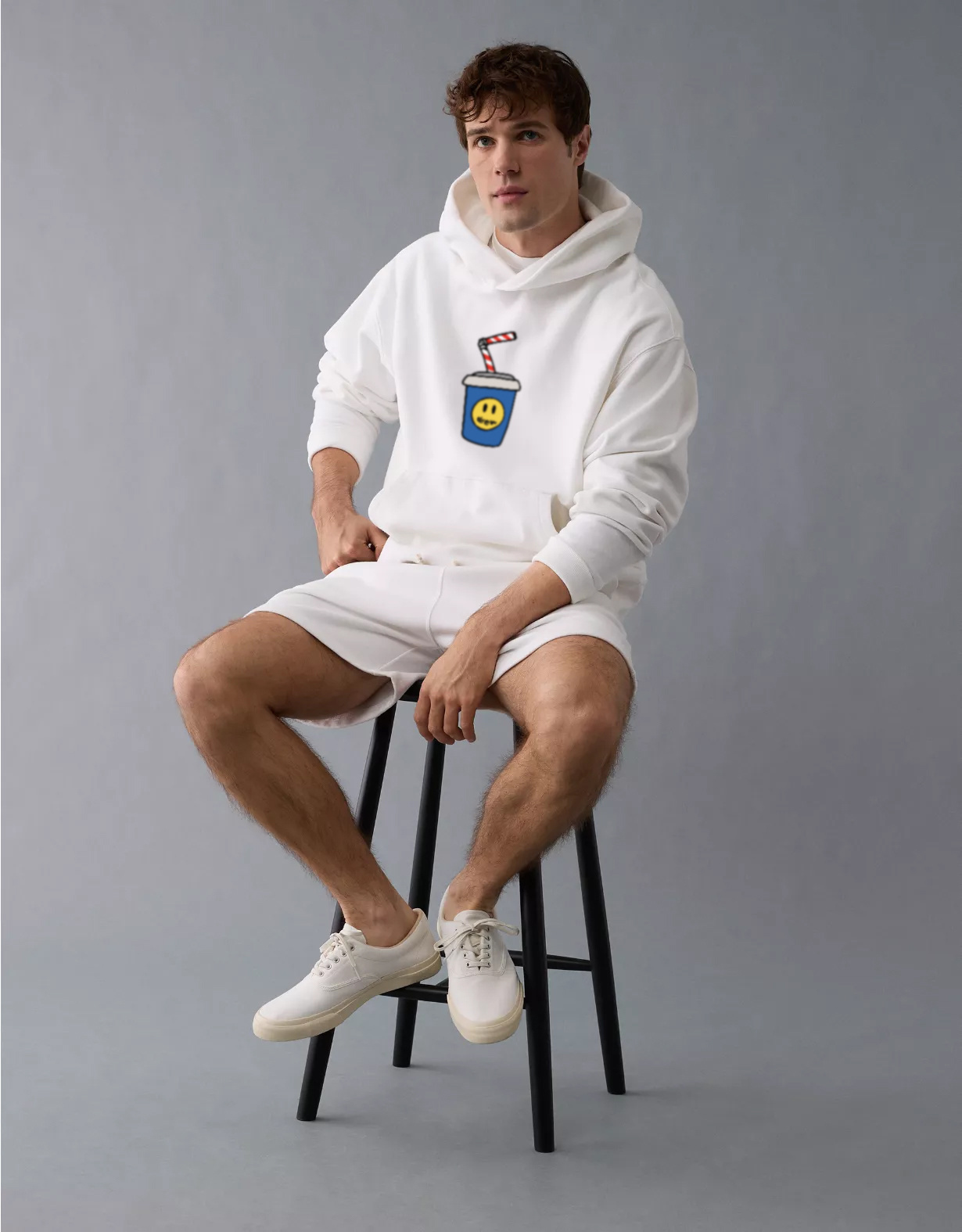 Drew House Smiley Coke Print Hoodies