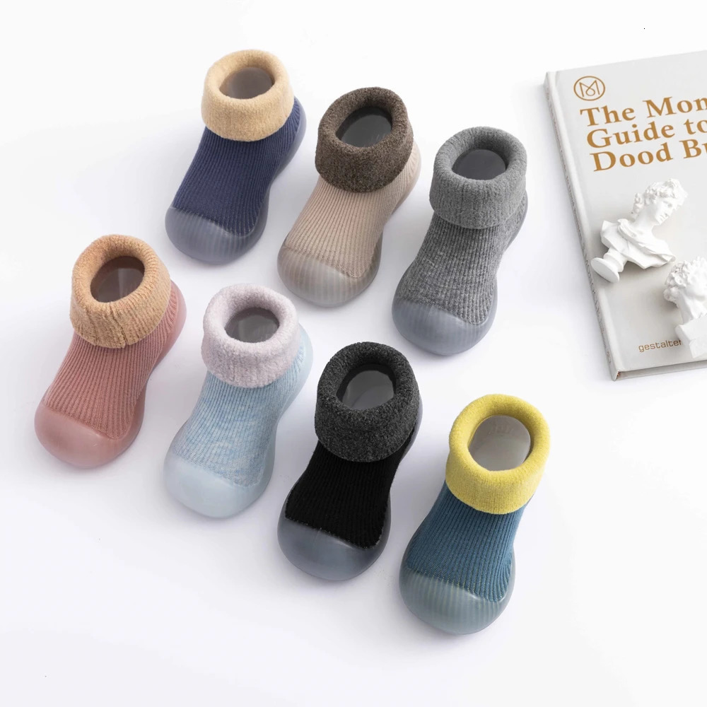 baby sock shoes for winter thick cotton animal styles cute floor antislip first walkers 03 years Christmas gifts 251022