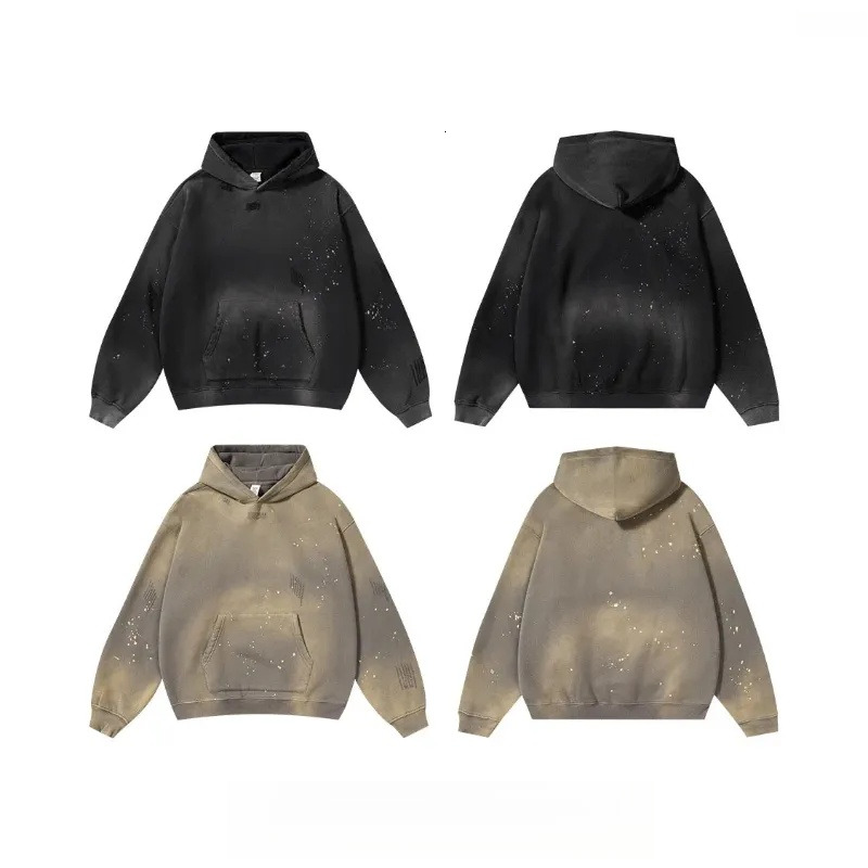 Men's Hoodies Vintage Acid Designer Hoodie Jacket Tracksuit Men Polo Veste Coat Washed Hoodie Distresses Pullover Oversized Causal Street Fashion