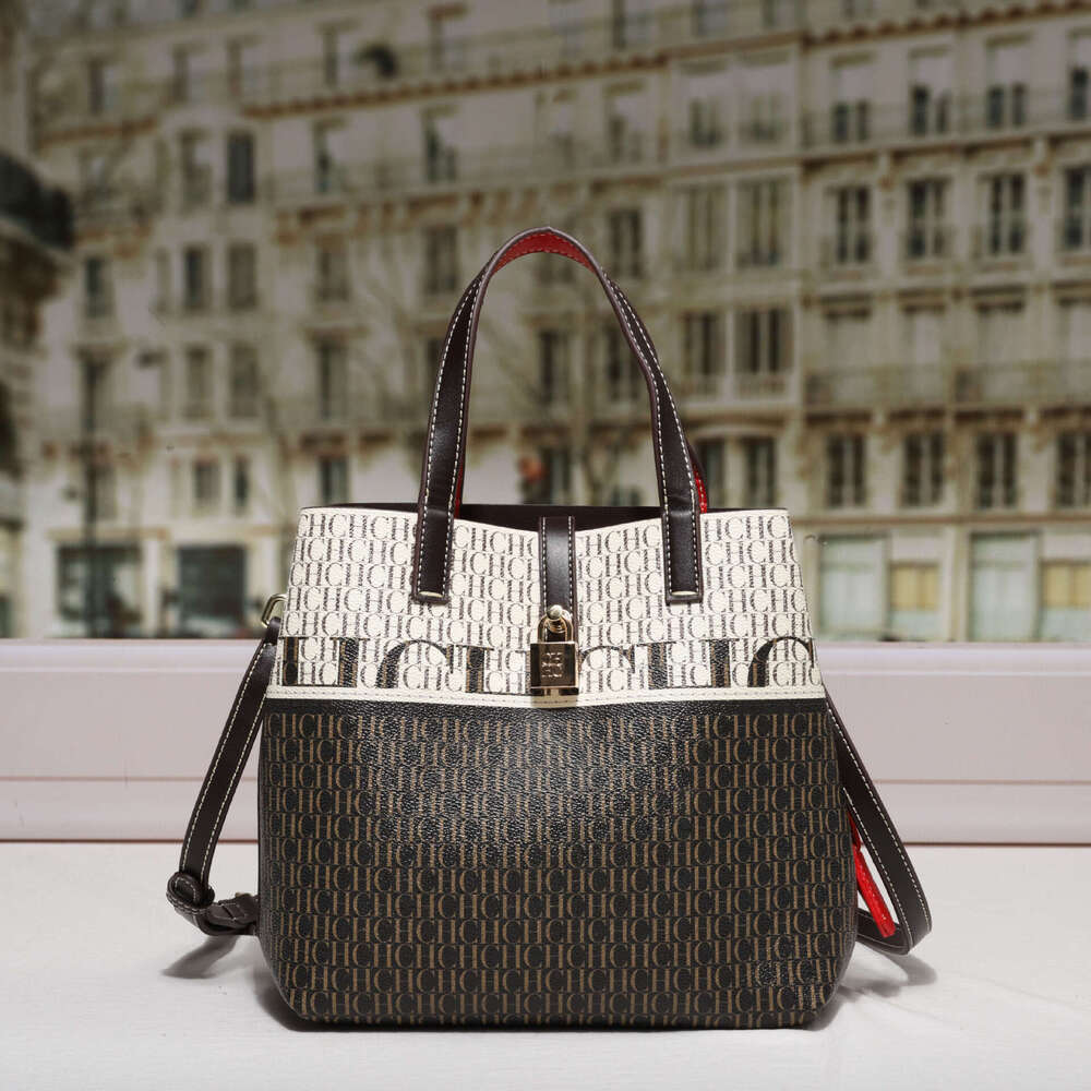 CHHC 2025 New Women's Crossbody 2024 Autumn Winter High-end Handbag Bucket Bag