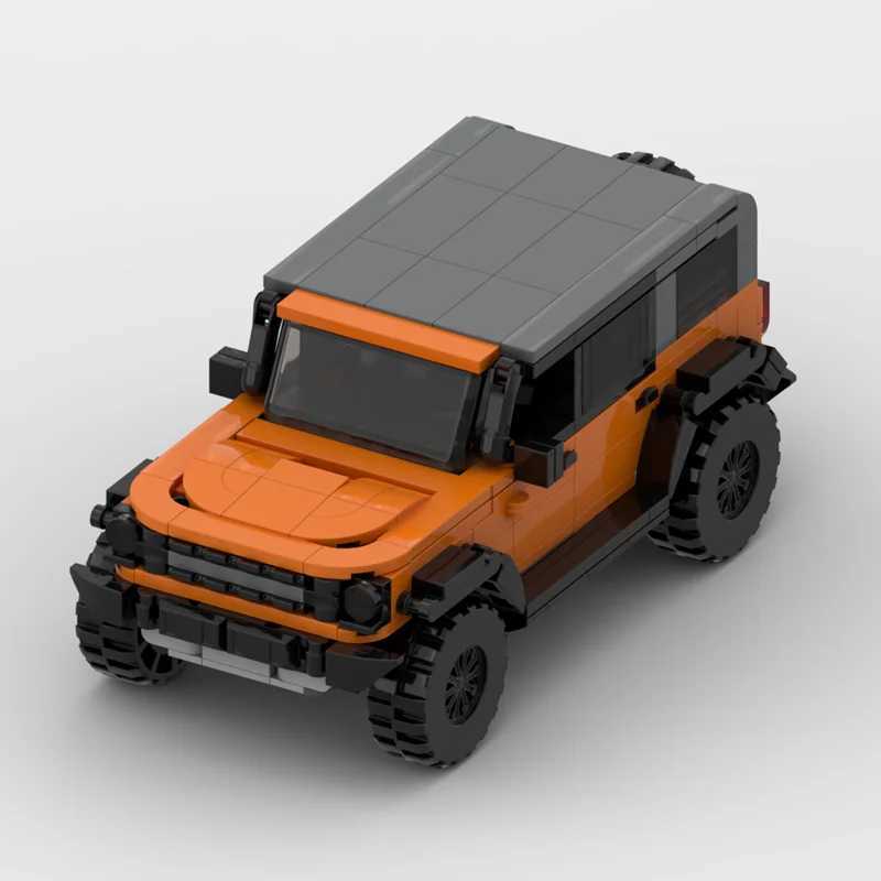 MOC Fordham bronco racing sports car Vehicle Racer Building Blocks Brick Creative Garage Toys for Boys Gifts J251022