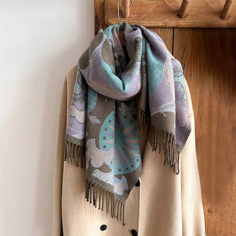 Minority Cashmere Scarf Women Luxury Design Plaid Lady Shawls and Wraps Bufanda Echarpe Poncho Office Stole J251118