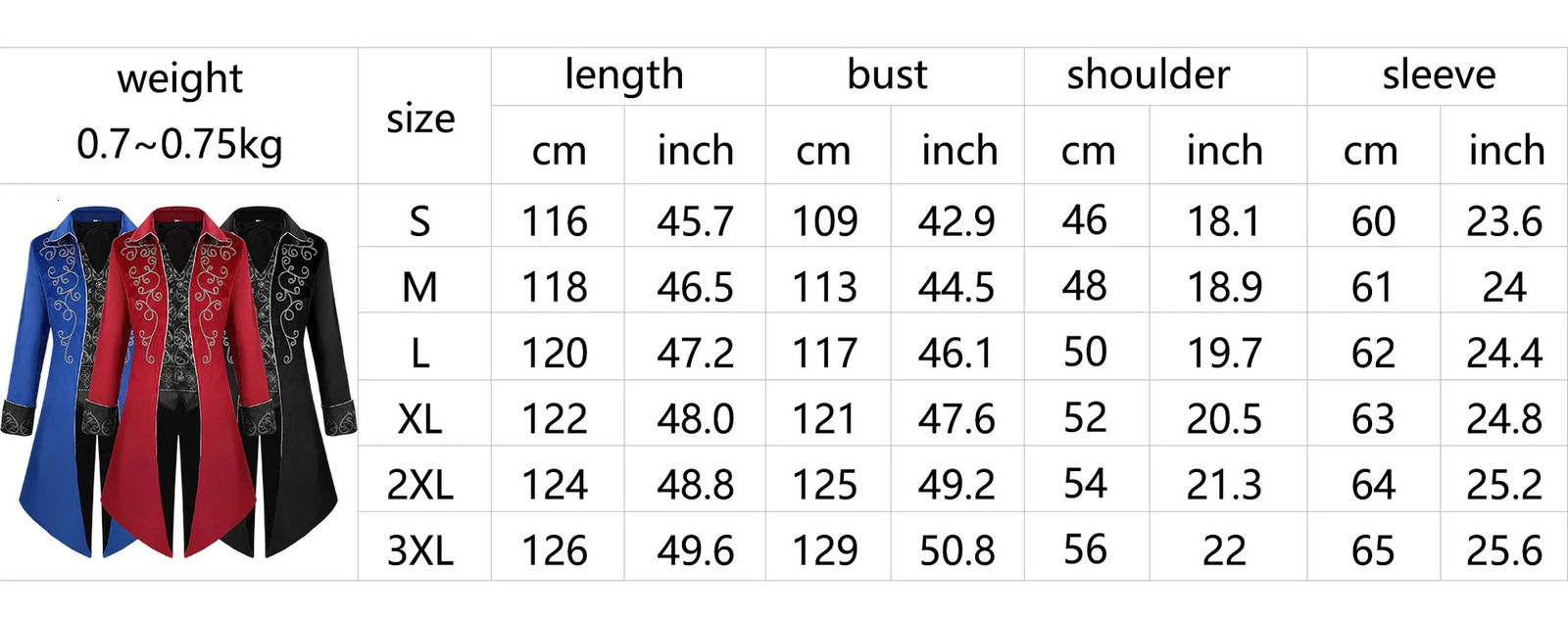 Red Embroidered Mens Long Jacket Black Mock Twopiece Trench Coat Purple Collared Vintage Tailcoat 251014