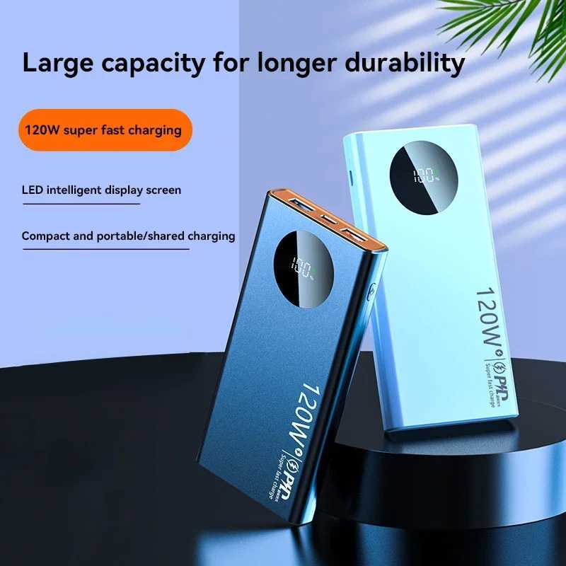 80000mAh High Capacity Power Bank 120W Super Fast Charging Powerbank Portable Battery Charger For iPhone J251114