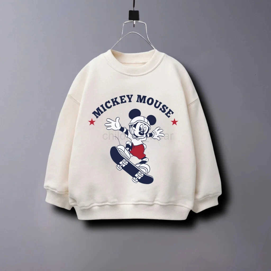 Disney Trendy Design Kids Clothes Long Sleeve Tops Hoodie For Baby Boy Autumn Clothing Cartoon Fashion Childrens Sweatshirt H251022