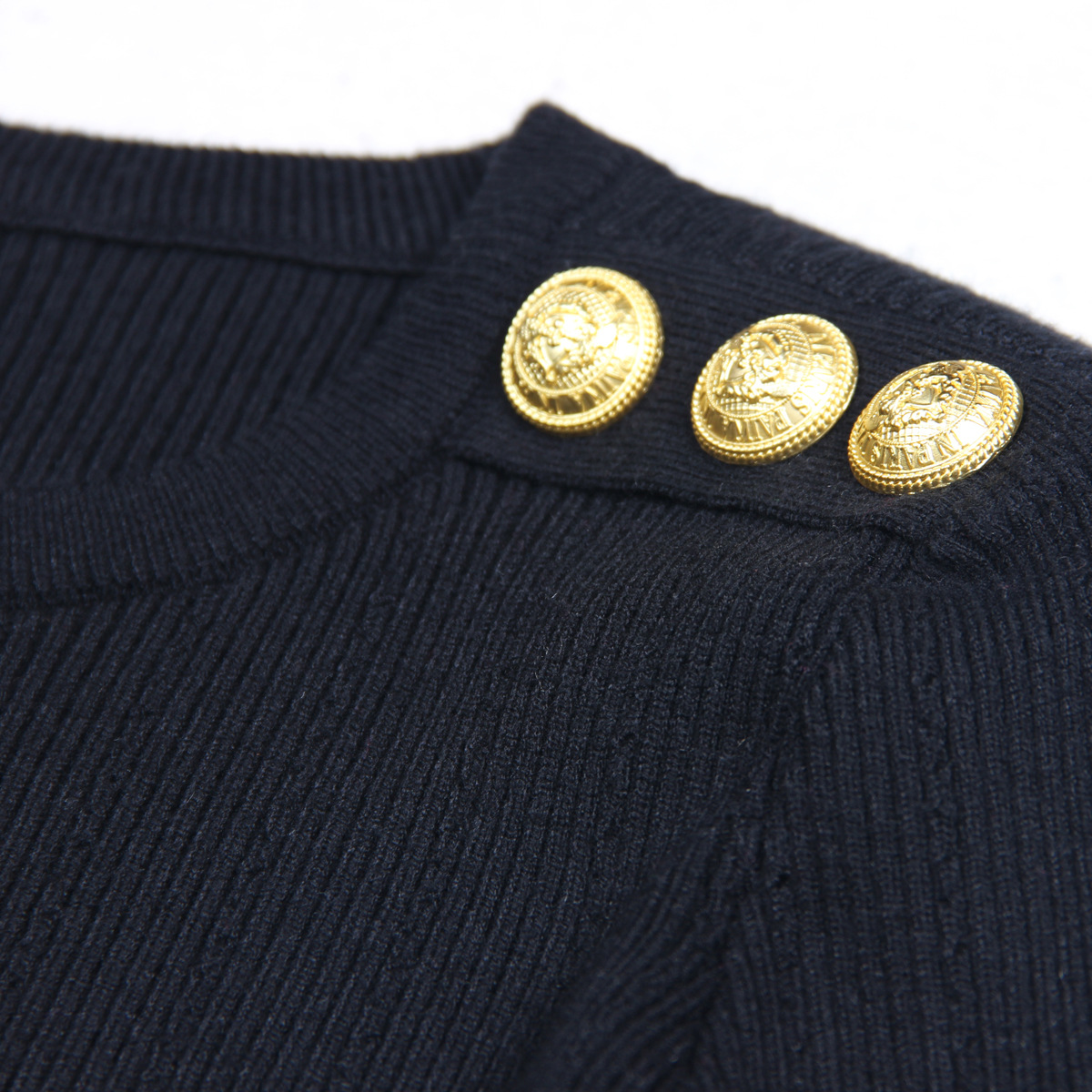 Spring and Autumn High-end Fashion Wool Blended Knitted Bottom Top Slim-fit Elegant Women's Black Crew Neck Pullover Sweater