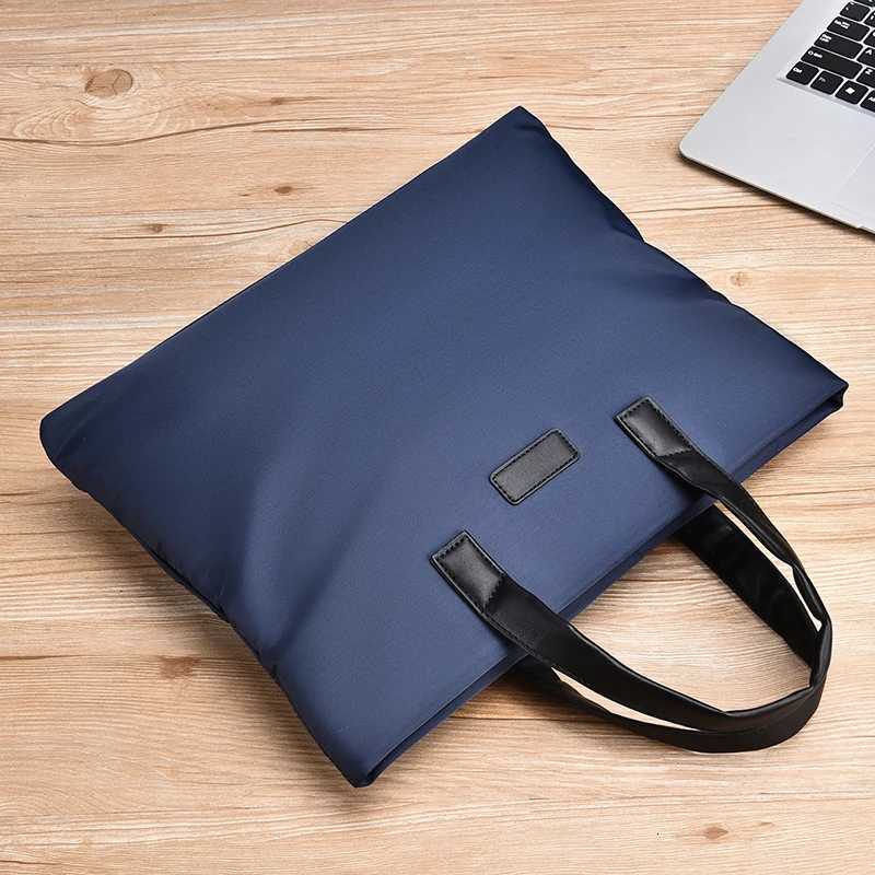 Mens simple solid color Oxford handbag laptop bag business lawyer briefcase bolsos para hombre sacoche homme luxe bag for man W251022