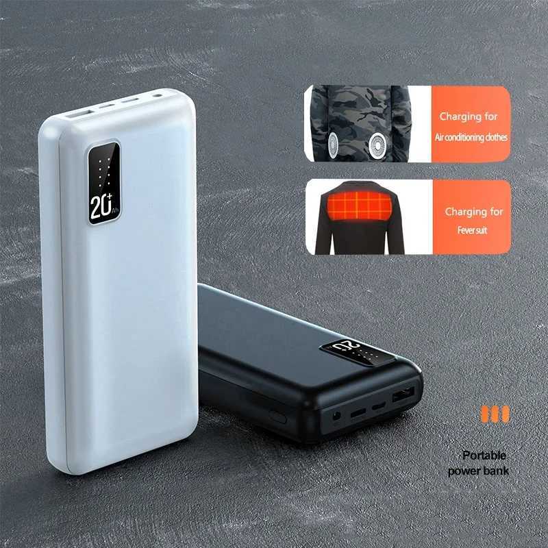 20000mAh Power Bank 74V12V DC Output Portable Charger External Battery Pack for Heated Vest Jacket Power Bank for IPhone J251114