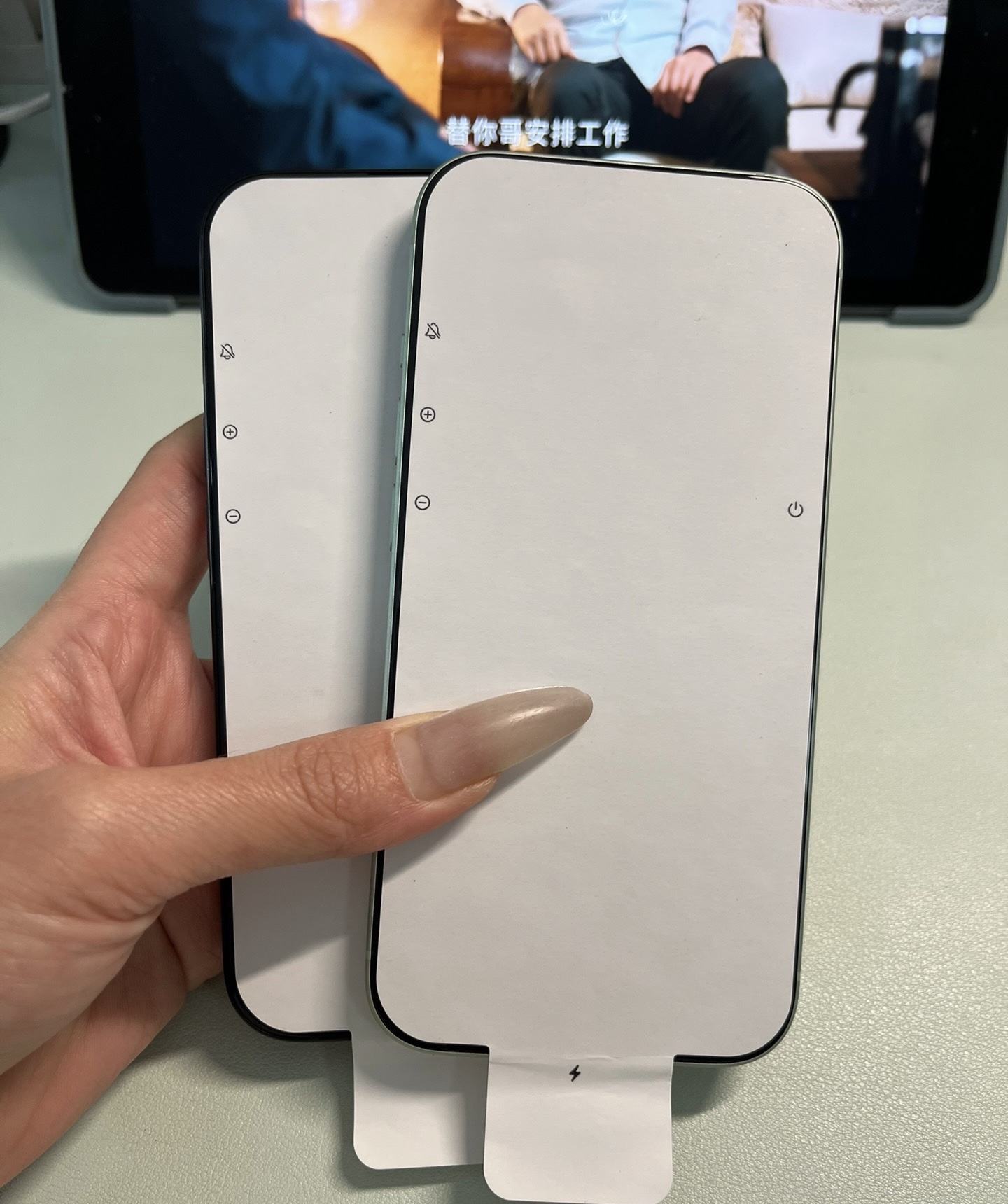 Factory Plastic Paper Seal Screen Sticker Film for iPhone 17 17pro 16pro Max 15 14 13 12 Pro Front Protective Flims
