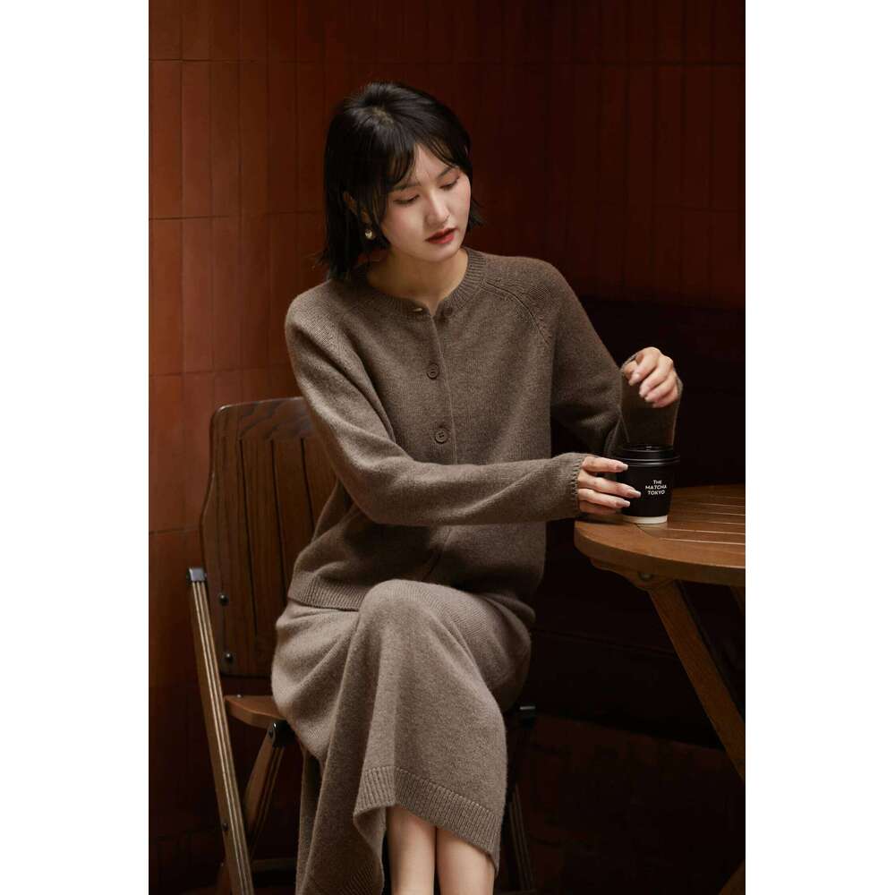 Row Wind Wool Cashmere Series ~ New Sweaters In Autumn And Winter/Overskirt Fashion Two-Piece Suit 251022
