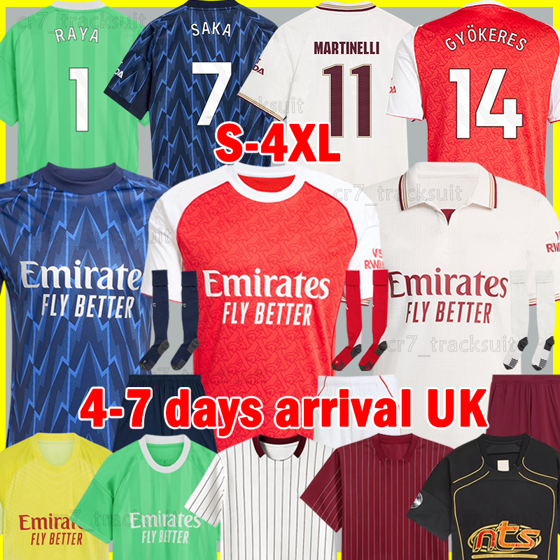 XXXL 4XL Arsen 25 26 Soccer Jerseys GYOKERES TROSSARD SAKA ZUBIMENDI 2025 2026 GUNNERS RICE J.TIMBER EZE CALAFIORI Player Version Goalkeeper RAYA Men Women kids kits