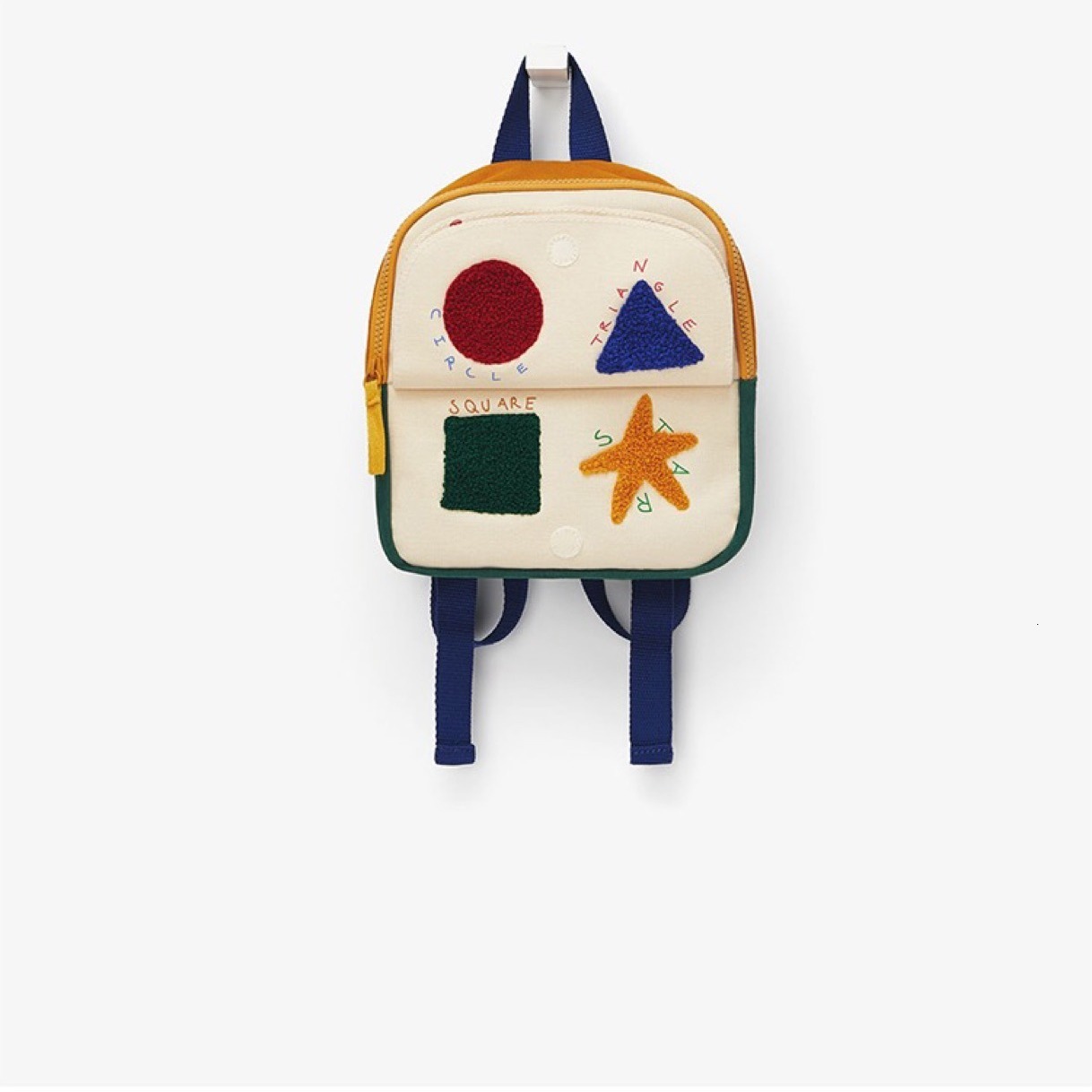 New best-selling designer children's bag, kindergarten backpack, flip cover graffiti cloud cartoon cute canvas backpack