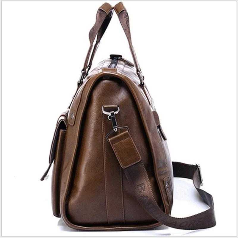 2024 New Luxury Leather Business Mens Briefcase Male Shoulder Bag Brand Men Messenger Bag Travel Computer Bag 14 156 Inch W251022