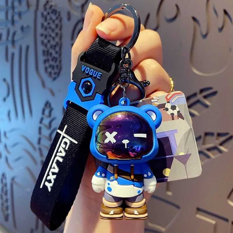 2024 New Cute Bear Keychain Cartoon Doll Keyring for Men Car Keychain Souvenirs Women Bag Pendant Jewelry Kids Birth Gift J251121