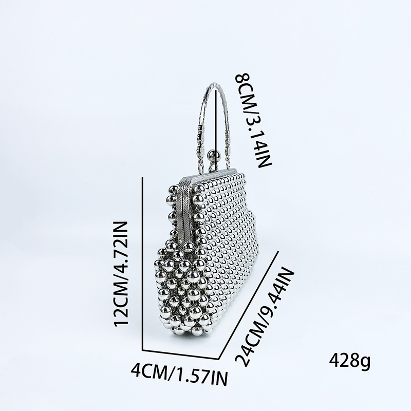 Purses and handbag Clutch purse handmade Pearl decoration Party Wedding Evening bag banquet bag 250319