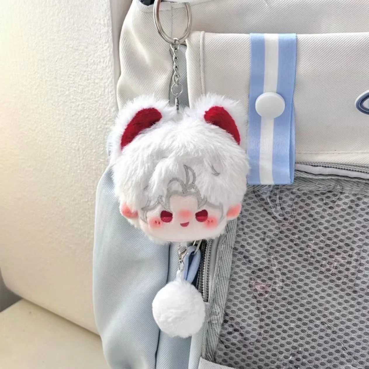 Game Deepspace Plush Keychains Backpack Hanging Charm Cartoon Figure Doll Keyring Bags Pendant Qin Che Qi Yu Fans Gift J251121