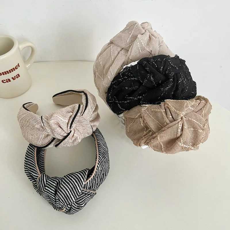 Women Girls organza Big Knot Hairband Scrunchies Set Headband Adult Hair Accessories Hair Jewley V251022