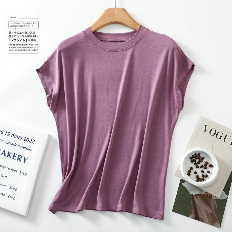 K2341 Y2K style pure cotton short-sleeved T-shirt women's 2025 summer new loose slim personality versatile top trend