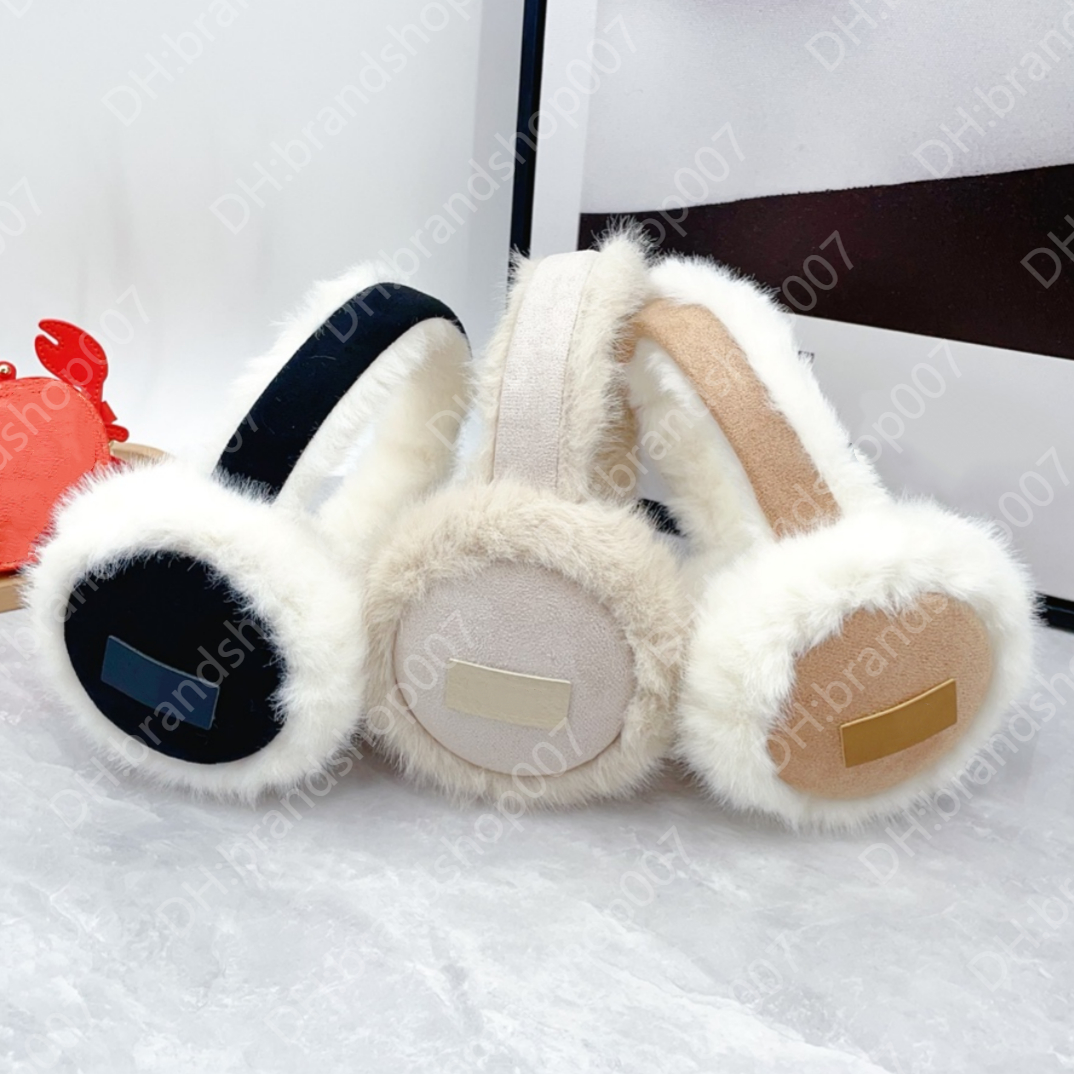 Winter Muff Women Ear Protection Warm Earmuff Ear Muffs Winter Woolen Fashion Ear Muffs Warm Plush Earmuff Daily Outfit Casual Men Earflap