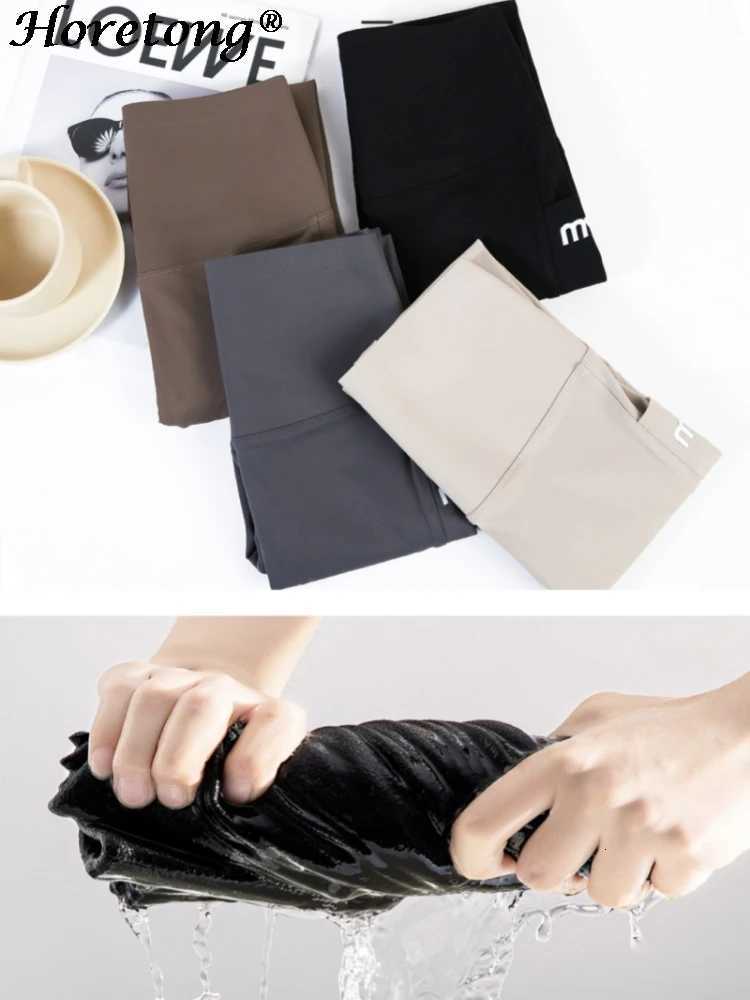 Horetong Women Sports Pants With Pocket High Waist Fitness Running Casual Streetwear Trousers Female Tight Workout Gym ClothingT251022