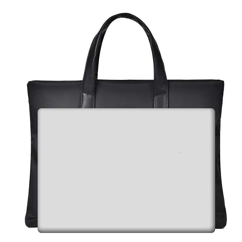 Mens simple solid color Oxford handbag laptop bag business lawyer briefcase bolsos para hombre sacoche homme luxe bag for man W251022