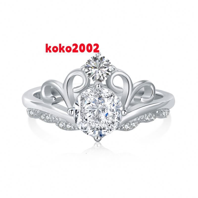Trendy Vintage 925 Sterling Silver 8A Cubic Zirconia Ice Princess Crown Tiara CZ Eternity Band for Wedding Engagement Great Gift