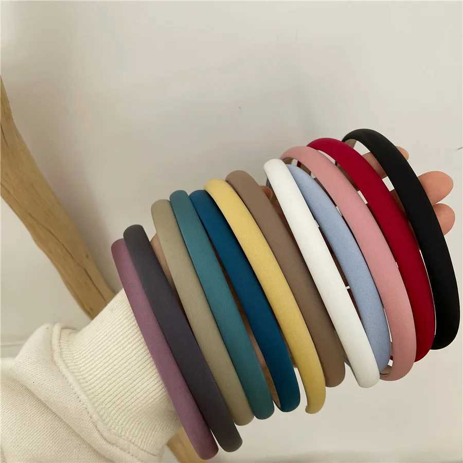 Women Suede Headband Retro Hairbands for Women Girls Solid Color Hair Band Female Hair Accessories Handmade Head Hoop Bezel V251022