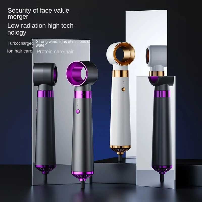 5In1 Negative Ion Hair Dryer Home Use Hot Air Comb Hair Straightening and Curling Hair Styling Curling Iron Professional HairXJ251022