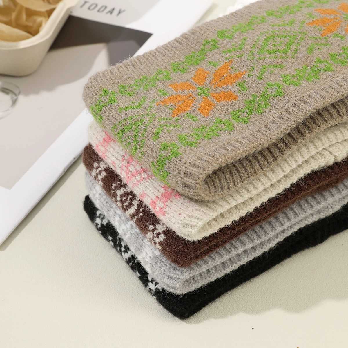 1pc Vintage Knitted Headband Elastic Soft Hair Band Headwear Hair Accessories Autumn Winter Thick Warm Ear Protection Hairbands V251022