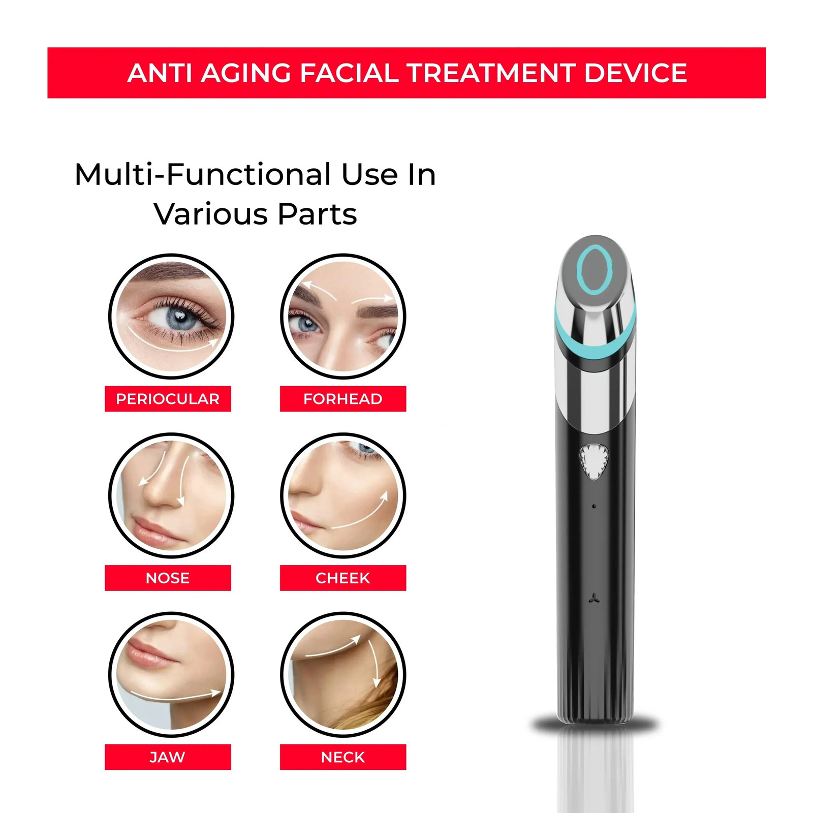 AgeR Booster H Skin Care Home Beauty Device Skin Care Tools Anti Aging Microcurrent Lift Face Care Therapy 251016
